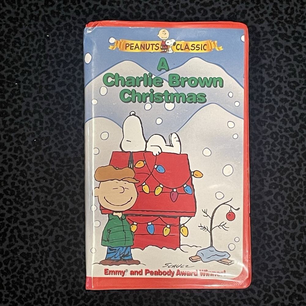 A Charlie‎ Brown Christmas (1965) VHS Peanuts Classic Snoopy Holiday Clamshell